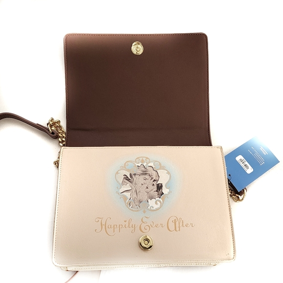 Disney Beauty and the Beast Book Danielle Nicole Crossbody Shoulder Bag - Picture 6 of 8